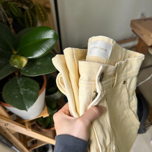 Aime Leon Dore Carpenter Pant - Light Yellow - Picture 1 of 8